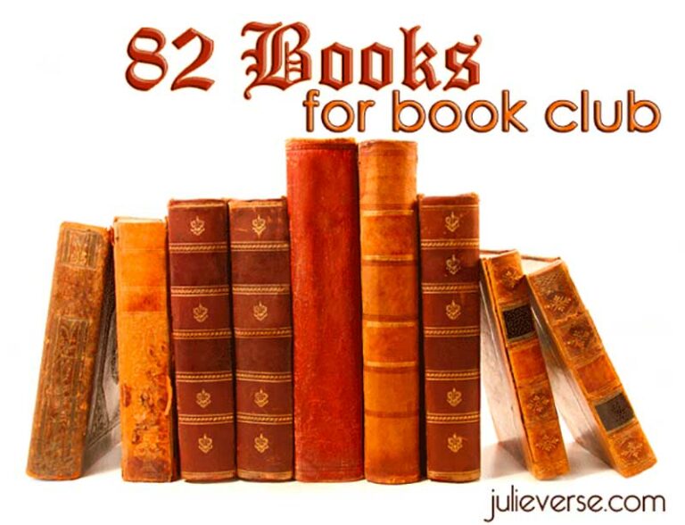 82 books to read; will be great for book club