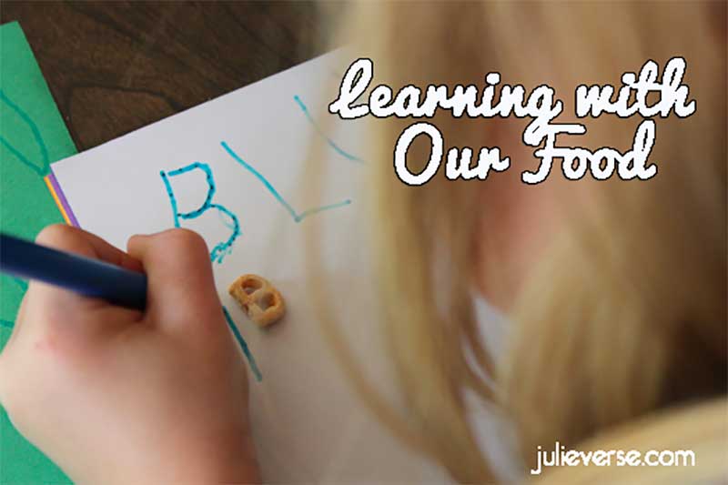 Letter Writing and Pre-Reading Activities With Food