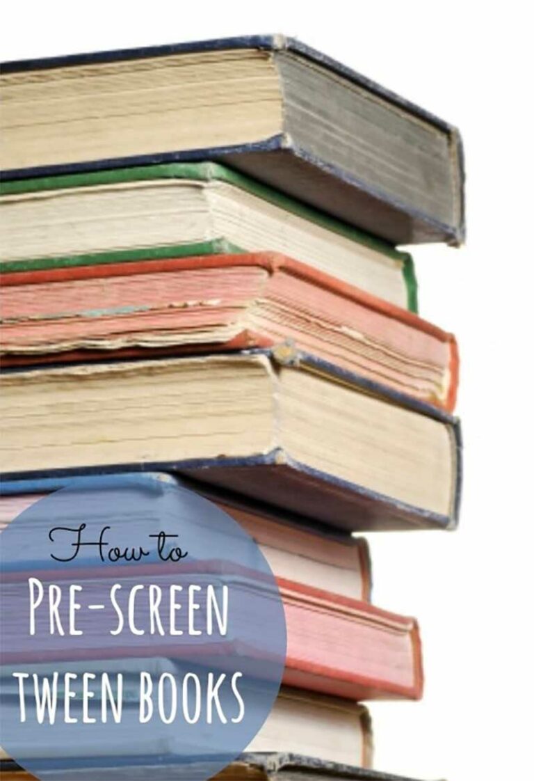 How to Pre-Screen Tween Books