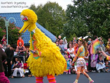Sesame place spooktacular featuring Big Bird