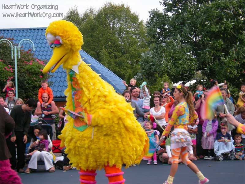 Sesame place spooktacular featuring Big Bird