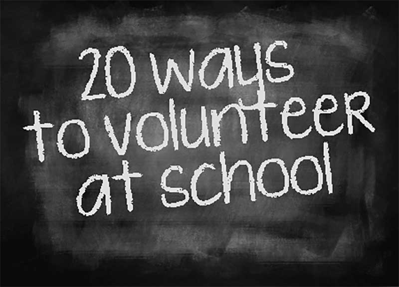 20 Ways to Volunteer for Your Child's School