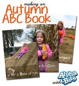 Fall Alpha-Bits Book: A Preschool Learning Activity alphabet abc book