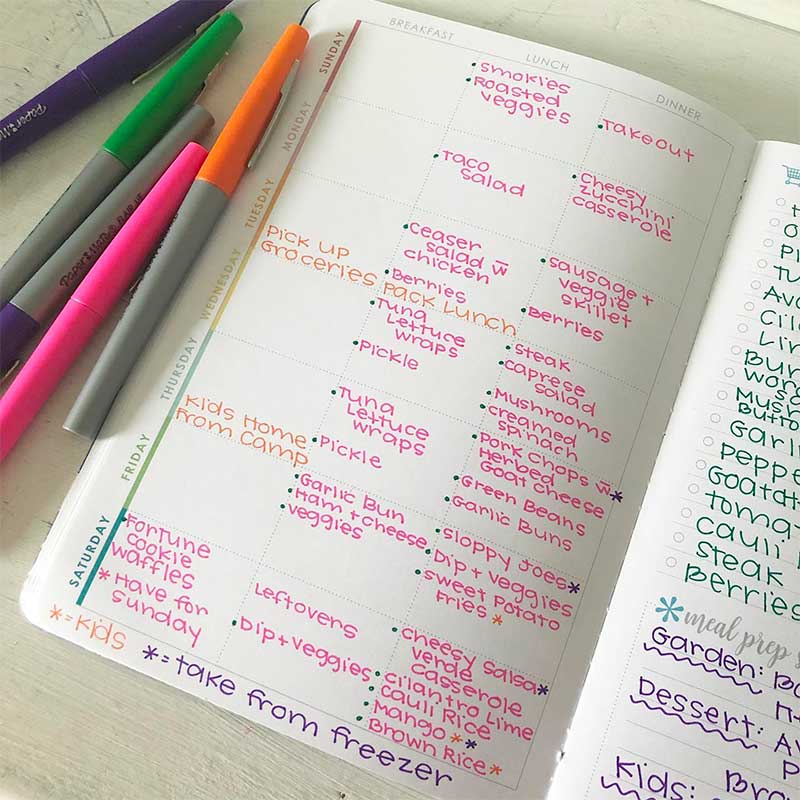 November Menu Plan