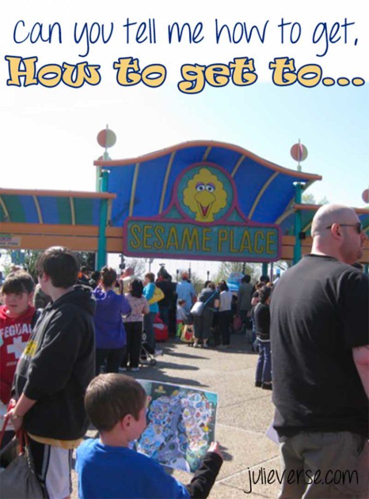 How to get to Sesame Place