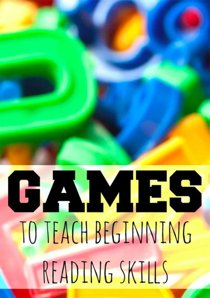 games to teach beginning reading skills in phonics