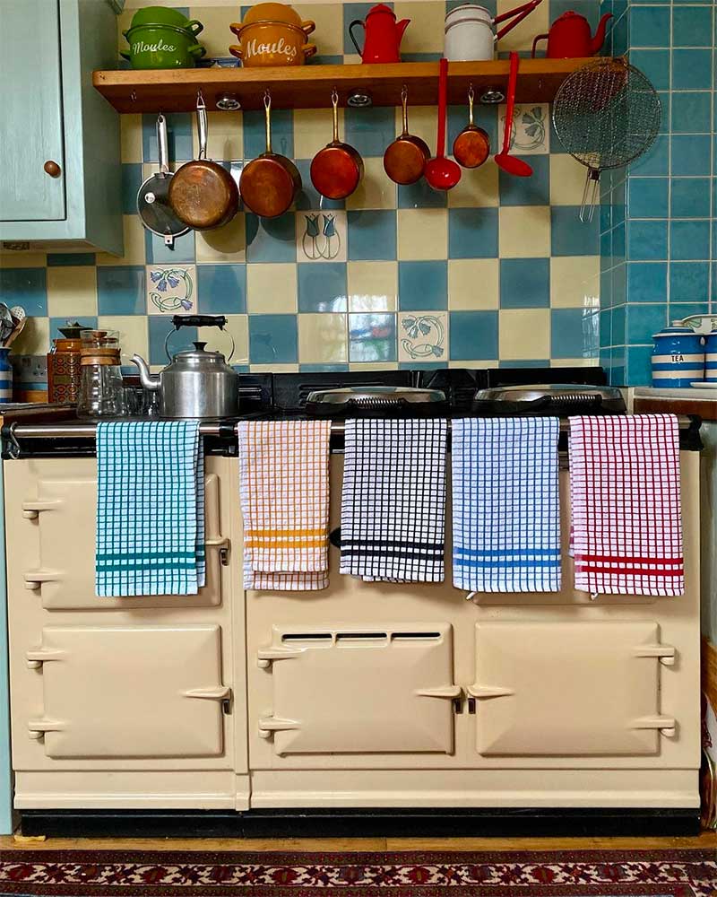 Wake up your vacation kitchen with a new set of towels