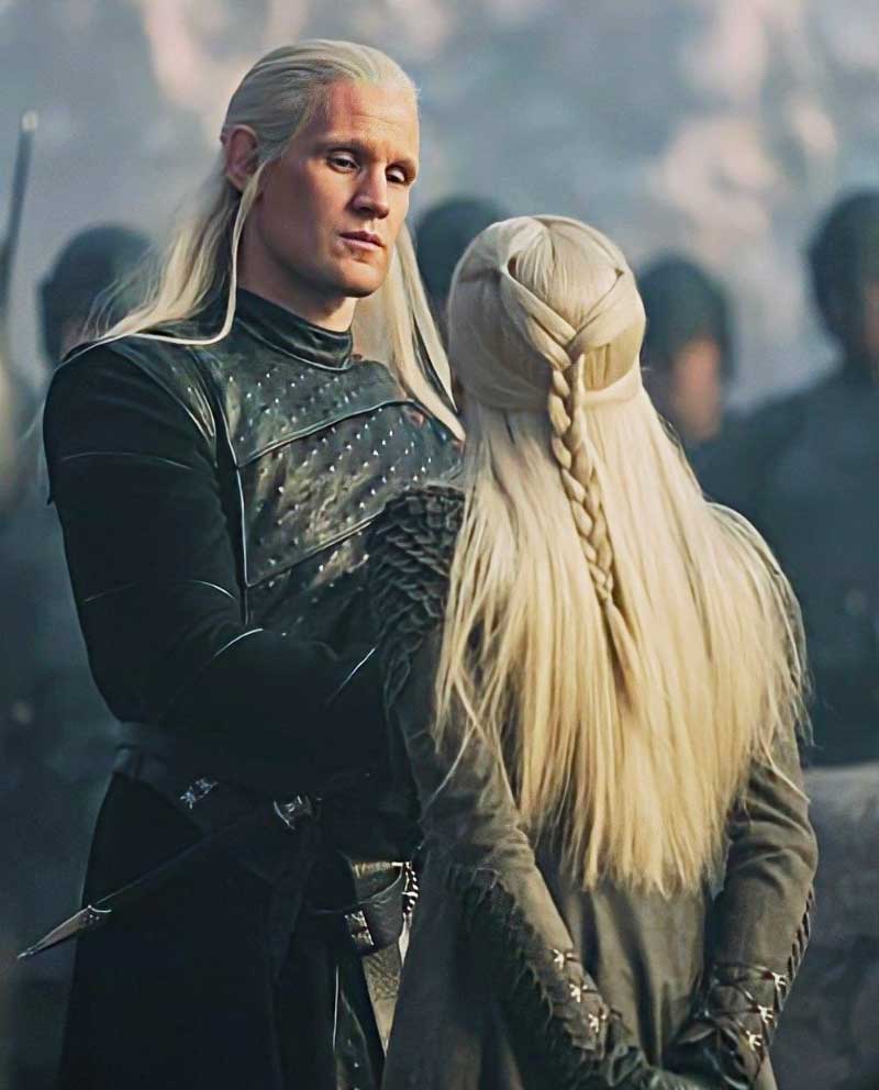 Daemon Targaryen Hairstyle in "House of the Dragon".