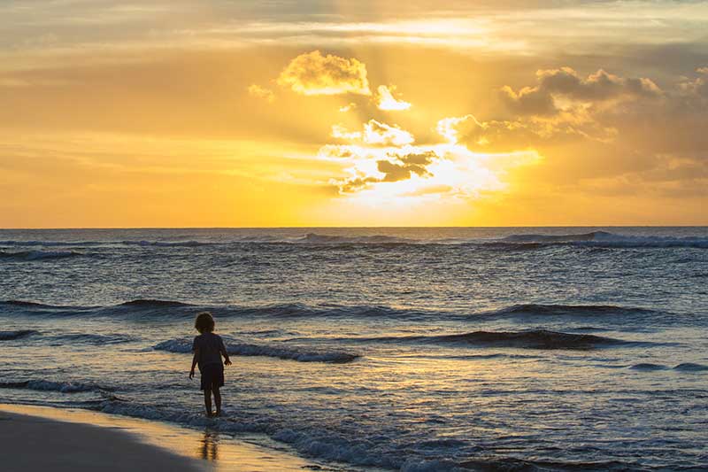 Opt for kid-friendly beaches