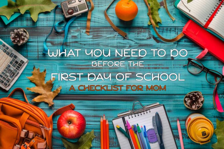 What you need to do before the first day of school