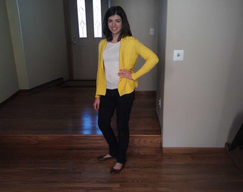 How to Wear a Yellow Cardigan this spring
